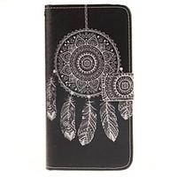 For Samsung Galaxy Case Card Holder / with Stand / Flip / Pattern / Magnetic Case Full Body Case Dream Catcher PU Leather SamsungA7(2016)