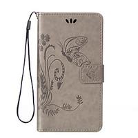 For Asus Case Card Holder / with Stand / Flip / Embossed Case Full Body Case Solid Color Hard PU Leather ASUS