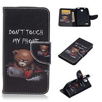 For Huawei Case Card Holder / Wallet / with Stand Case Full Body Case Other Hard PU Leather Huawei Huawei Y560