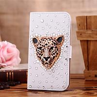 For Samsung Galaxy Case Card Holder / Rhinestone / Flip Case Full Body Case Animal PU Leather SamsungS7 edge / S7 / S6 edge plus / S6