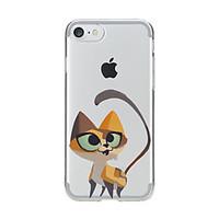 for transparent pattern case back cover case cartoon lovely cat soft t ...