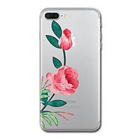 for iphone 7 plus 7 case cover transparent pattern back cover case flo ...