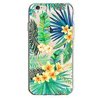 For Apple iPhone 7 7 Plus 6S 6 Plus Case Cover Flower Pattern Painted High Penetration TPU Material Soft Case Phone Case