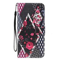 For Case Cover Card Holder Wallet with Stand Flip Pattern Full Body Case Flower Hard PU Leather for Apple iPhone 7 Plus 7 6s 6Plus 5S 5SE