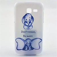 For Samsung Galaxy Case Pattern Case Back Cover Case Elephant PC Samsung Trend Lite