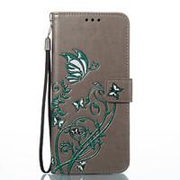 For Samsung Galaxy S8 Plus S8 Case Cover Card Holder Wallet with Stand Flip Embossed Pattern Full Body Case Butterfly Hard PU Leather for S7 edge S7
