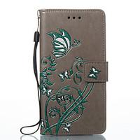 For Huawei P10 Lite P8 Lite2017Case Cover Card Holder Wallet with Stand Flip Embossed Pattern Full Body Case Butterfly Hard PU Leather
