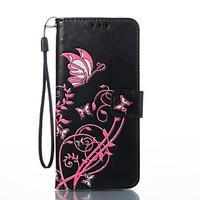 For Samsung Galaxy S8 S8 Plus Case Cover Butterfly Flowers Pattern PU Material Card Stent Wallet Phone Case S7 Edge S7 S6 Edge S6 S5 S4 S3 S2