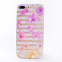 For iPhone 7 7 Plus Case Cover Transparent Pattern Back Cover Case Flower Soft TPU for iPhone 6s 6 Plus 6s 6 SE 5S 5