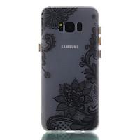 For Samsung Galaxy S8 S8 plus Case Cover Lace Printing Pattern Painted TPU Material Luminous Phone Case S7 S7edge