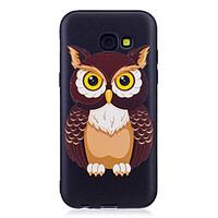 for samsung galaxy a32017 a52017 case cover owl pattern painted emboss ...