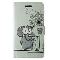For Samsung Galaxy A5 2017 A3 2017 Case Cover Cartoon Dandelion Elephant Full Body Cover with Card and Stand Case A3 2016 A5 2016 A3 A5