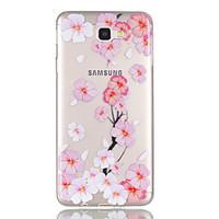 For Samsung Galaxy J7 J5 Prime Case Cover Flower Pattern Relief Dijiao TPU Material High Through The Phone Case J7 J5 J3 (2017) (2016)