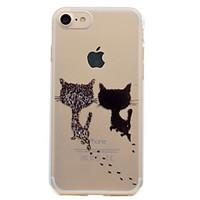 For Cat Pattern Soft TPU Material Phone Case for iPhone 7 Plus 7 6S Plus 6S 6 SE 5