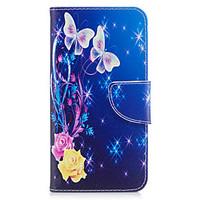 For HUAWEI P10 P9 Lite Case Cover Butterfly Pattern PU Material Card Stent Wallet Phone Case Galaxy 6X Y5II P8 Lite (2017)