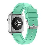 For Apple Watch Silicone Watchband Adapter Watch Band Color Car Line Watch Strap