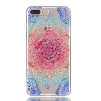 For iPhone 7Plus 7 TPU Material Lace Flowers Pattern Relief Phone Case 6s Plus 6Plus 6S 6 SE 5s 5