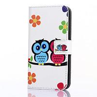 For Huawei Case / P8 Wallet / Card Holder / with Stand Case Full Body Case Owl Hard PU Leather Huawei Huawei P8 / Huawei Honor 4C / Other