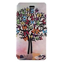 For Huawei P9 Lite P8 Lite (2017) Case Cover Butterfly Tree Pattern Painted PU Material Card Holder Mobile Phone Holster Phone Case Y5II P8 Lite