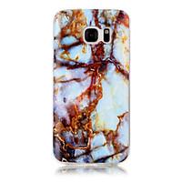 for samsung galaxy s7 s7 edge marble blue gold pattern soft tpu phone  ...