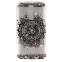 For LG K10 K7 Case Cover Mandala Flower Pattern HD Painted Drill TPU Material IMD Process High Penetration Phone Case K8