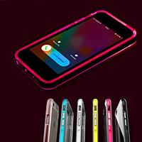 For iPhone 6 Case / iPhone 6 Plus Case LED Flash Lighting / Transparent Case Back Cover Case Solid Color Soft TPUiPhone 6s Plus/6 Plus /