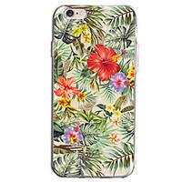 For Apple iPhone 7 7 Plus 6S 6 Plus Case Cover Flower Pattern Painted High Penetration TPU Material Soft Case Phone Case