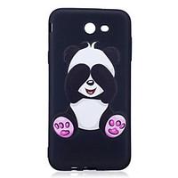 For Samsung Galaxy J5(2017) J3(2017) Case Cover Panda Pattern Painted Embossed Feel TPU Soft Case Phone Case J510 J710 J310 J7(2017)