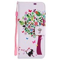 For Samsung Galaxy S8 Plus S8 Case Cover Card Holder Wallet with Stand Flip Pattern Full Body Case Tree Hard PU Leather