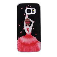 For Samsung Galaxy S8 S8 Plus Case Cove Dancing Girl Pattern Flash Powder IMD Process TPU Material Phone Case S7 S6 Edge