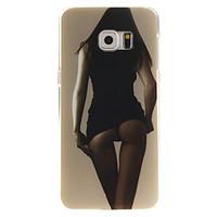 For Samsung Galaxy Case Pattern Case Back Cover Case Sexy Lady TPU Samsung S6 edge plus / S6 edge / S6