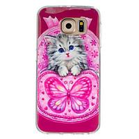 for samsung galaxy case pattern case back cover case cat tpu samsung s ...