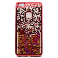 For Huawei P10 Lite P8 Lite (2017) TPU Material Plating Laser Carving Quicksand Phone Case P10