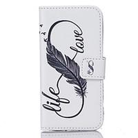 For Samsung Galaxy S7 Edge S7 PU Leather Material 8 Word Feather Pattern Painted Phone Case S6 Edge S6 Edge Plus S6 S5