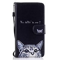 for samsung galaxy a3 a5 2017 case cover cat pattern painted card sten ...