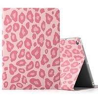 For Apple iPad (2017) iPad Air 2 iPad Air Case Cover Shockproof with Stand Flip Pattern Full Body Case Leopard Print Hard PU Leather