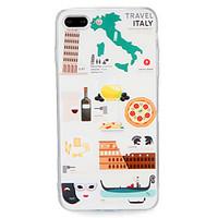 For Apple iPhone 7 7Plus Case Cover Pattern Back Cover Case City View Food Hard PC 6s Plus 6 Plus 6s 6