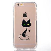 For Transparent Pattern Case Back Cover Case Lovely Cat Soft TPU for IPhone 7 7Plus iPhone 6s 6 Plus iPhone 6s 6 iPhone 5s 5 5E 5C