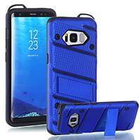 For Samsung Galaxy S8 Plus S7 Edge Case Cover The with Stand Plastic with TPU Frame