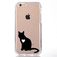 For Transparent Pattern Case Back Cover Case Lovely Cat Soft TPU for IPhone 7 7Plus iPhone 6s 6 Plus iPhone 6s 6 iPhone 5s 5 5E 5C