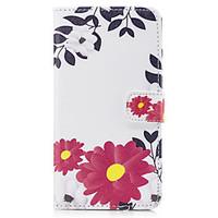 For Huawei P10 Lite P10 PU Leather Material Safflower Pattern Painted Phone Case P8 Lite (2017) Honor 6X Nova Honor 8 Honor 5C