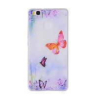For Huawei Y635 4C 4X 5C 5X P8 P9 P8Lite P9Lite Honor8 Honor7 Honor6 Case Cover Butterfly Painted Pattern TPU Material Phone Case