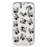For Motorola Moto G4 Play G4 Plus Case Cover Panda Pattern Painted High Penetration TPU Material IMD Process Soft Case Phone Case