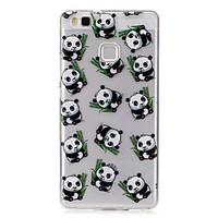 For Huawei P9 Lite P8 Lite Case Cover Panda Pattern Painted High Penetration TPU Material IMD Process Soft Case Phone Case Y5 II Y6 II