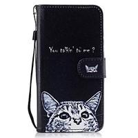 For Huawei P8 lite 2017 Mate9 Card Holder Wallet with Stand Flip Pattern Case Full Body Case Cat Hard PU Leather for Honor 5C 7 8 Y5 II Y6 II Y560