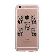 For IPhone 7 Case Back Cover Case TPU Panda Pattern for iPhone 7/ 7 Plus 6s/ 6 /6s Plus / 6 Plus/ SE / 5s / 5 /5C/ 4/4s