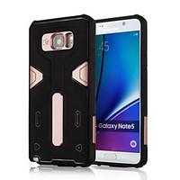 For Samsung Galaxy Note Shockproof / with Stand Case Back Cover Case Armor PC Samsung Note 5 / Note 4 / Note 3