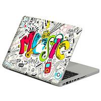 For MacBook Air 11 13/Pro13 15/Pro with Retina13 15/MacBook12 Graffiti in English Decorative Skin Sticker