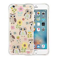 For iPhone 6 Case / iPhone 6 Plus Case Shockproof / Transparent / Pattern Case Back Cover Case Cartoon Soft SiliconeiPhone 6s Plus/6 Plus