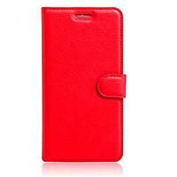 For Lenovo Case Wallet / Card Holder / with Stand / Flip Case Full Body Case Solid Color Hard PU Leather Lenovo